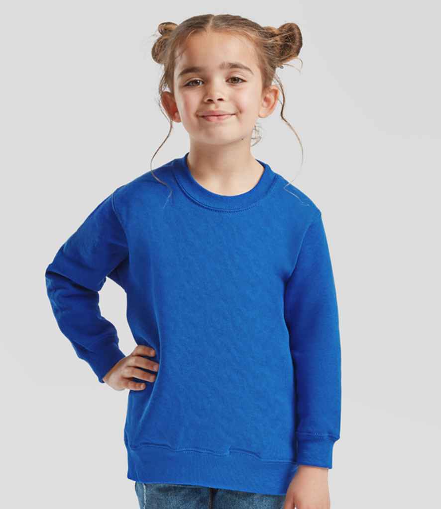 Fruit of the Loom Fruit of the Loom Kids Classic Drop Shoulder Sweatshirt Royal Blue