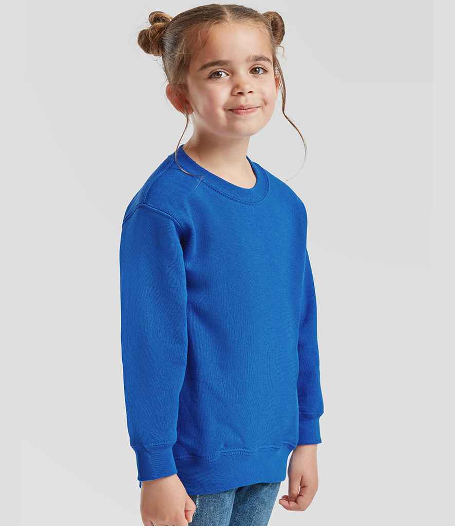 Fruit of the Loom Kids Classic Drop Shoulder Sweatshirt - model image