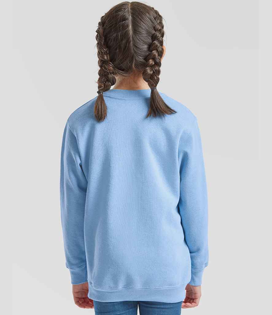 Fruit of the Loom Fruit of the Loom Kids Classic Drop Shoulder Sweatshirt Sky Blue