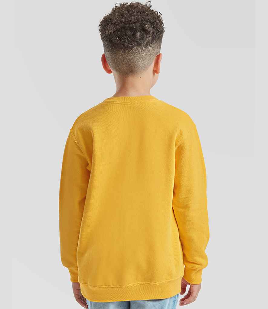 Fruit of the Loom Fruit of the Loom Kids Classic Drop Shoulder Sweatshirt Sunflower