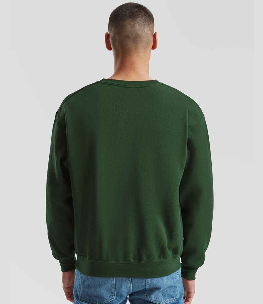 Fruit of the Loom Fruit of the Loom Classic Drop Shoulder Sweatshirt Bottle Green