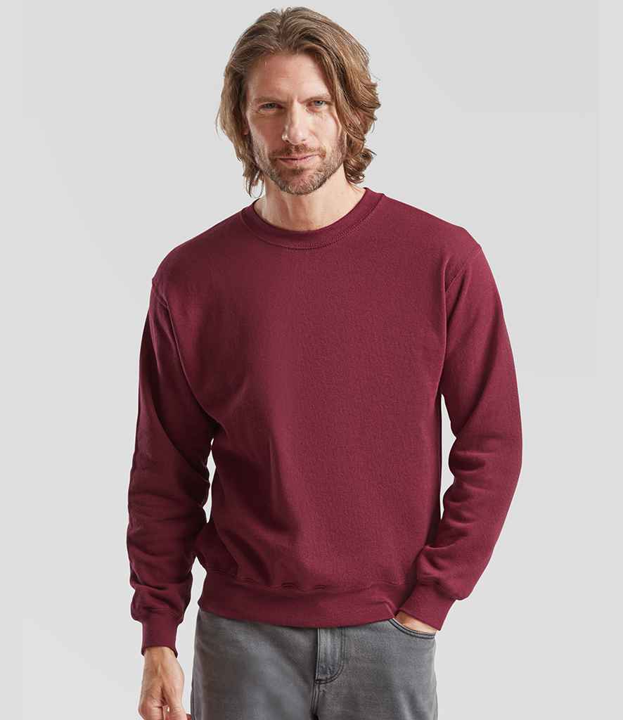 Fruit of the Loom Fruit of the Loom Classic Drop Shoulder Sweatshirt Burgundy