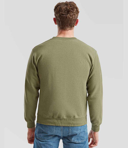 Fruit of the Loom Fruit of the Loom Classic Drop Shoulder Sweatshirt Classic Olive