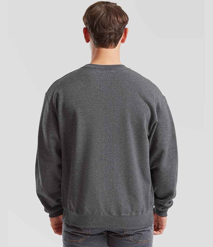 Fruit of the Loom Fruit of the Loom Classic Drop Shoulder Sweatshirt Dark Heather