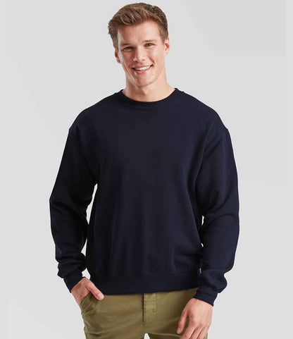 Fruit of the Loom Fruit of the Loom Classic Drop Shoulder Sweatshirt Deep Navy
