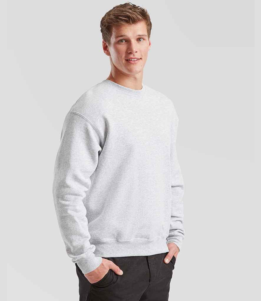Fruit of the Loom Fruit of the Loom Classic Drop Shoulder Sweatshirt Heather Grey