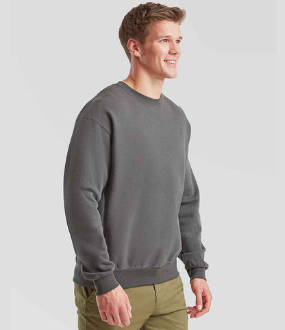 Fruit of the Loom Fruit of the Loom Classic Drop Shoulder Sweatshirt Light Graphite