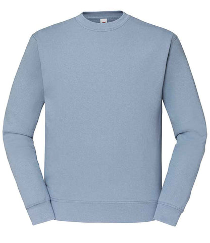 Fruit of the Loom Classic Drop Shoulder Sweatshirt in Mineral Blue