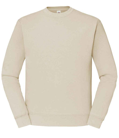 Fruit of the Loom Classic Drop Shoulder Sweatshirt in Natural