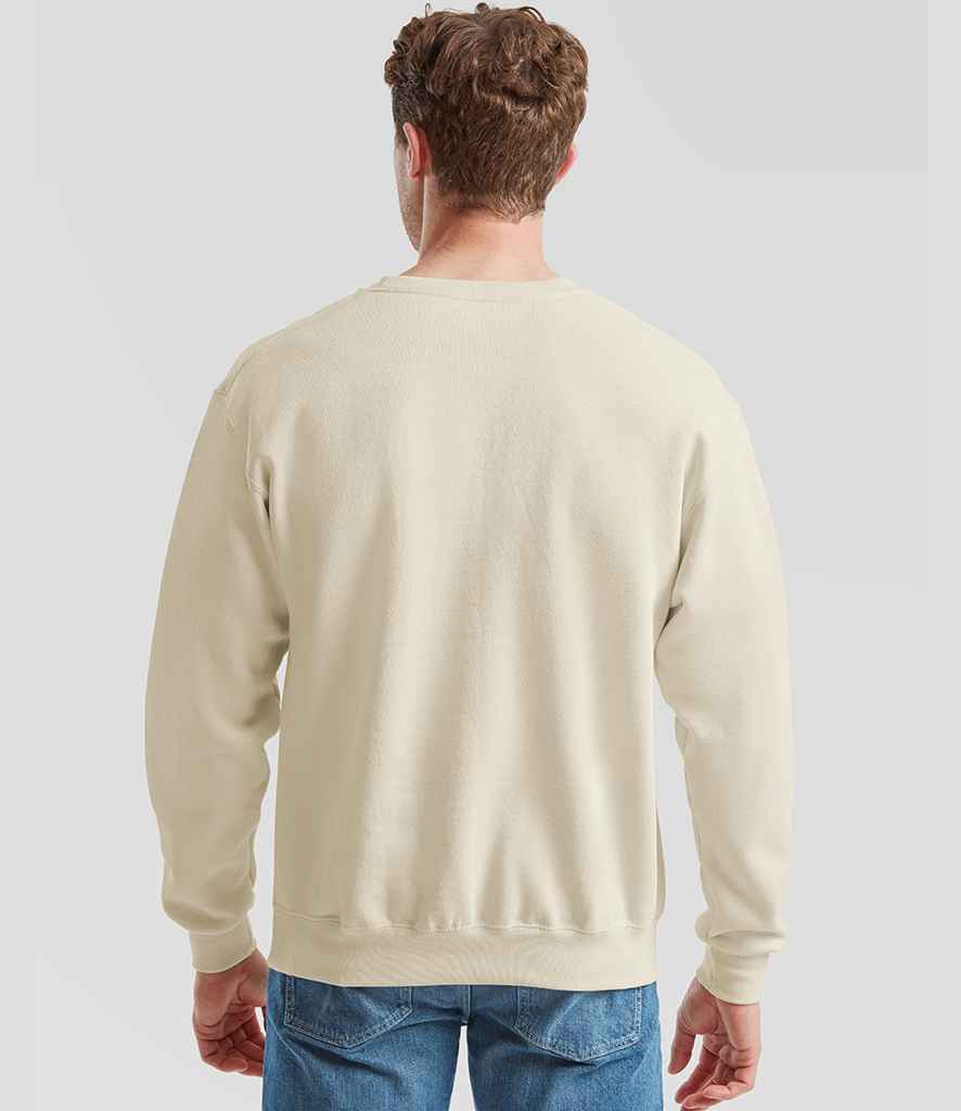Fruit of the Loom Fruit of the Loom Classic Drop Shoulder Sweatshirt Natural