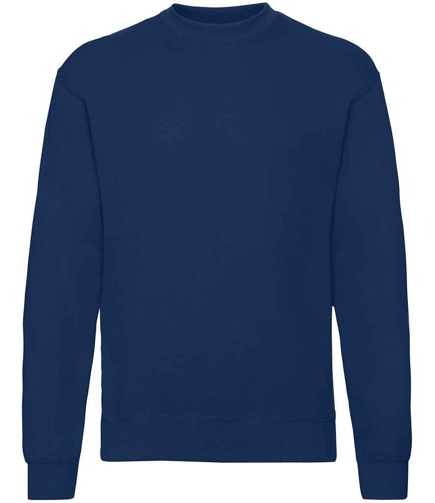 Fruit of the Loom Classic Drop Shoulder Sweatshirt in Navy