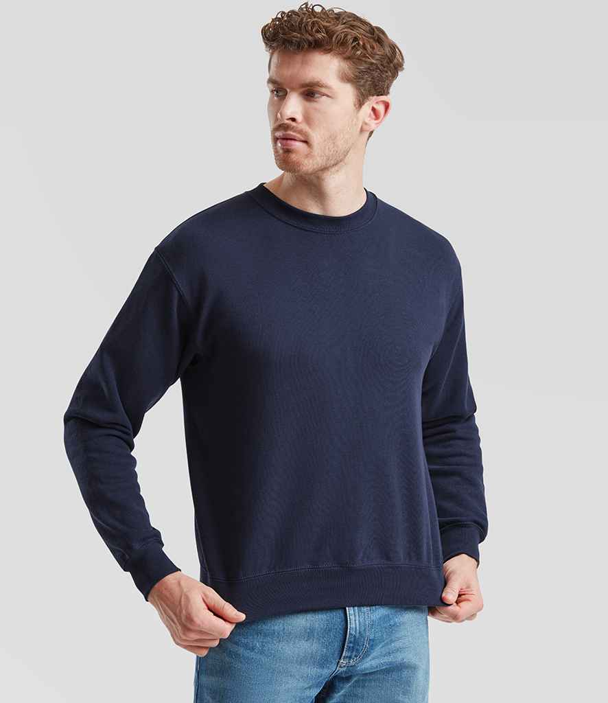Fruit of the Loom Fruit of the Loom Classic Drop Shoulder Sweatshirt Navy