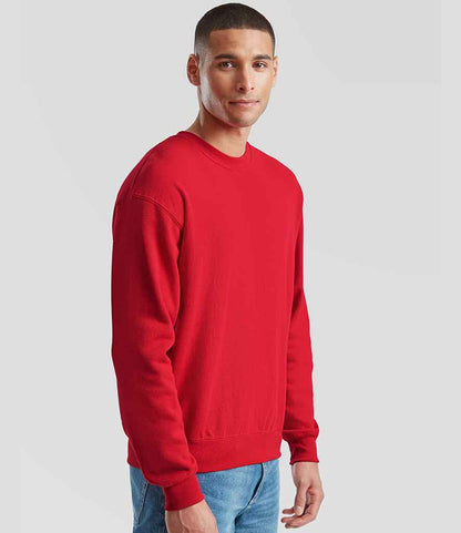 Fruit of the Loom Fruit of the Loom Classic Drop Shoulder Sweatshirt Red