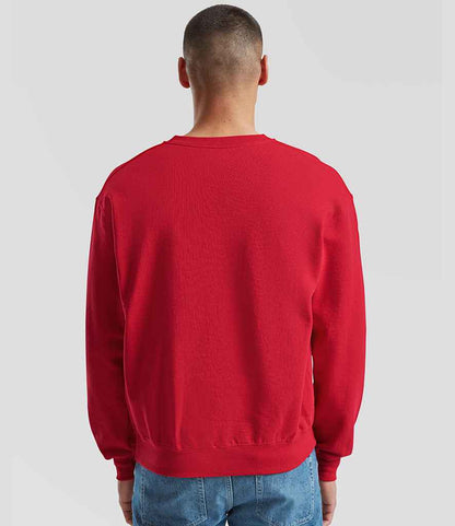 Fruit of the Loom Fruit of the Loom Classic Drop Shoulder Sweatshirt Red