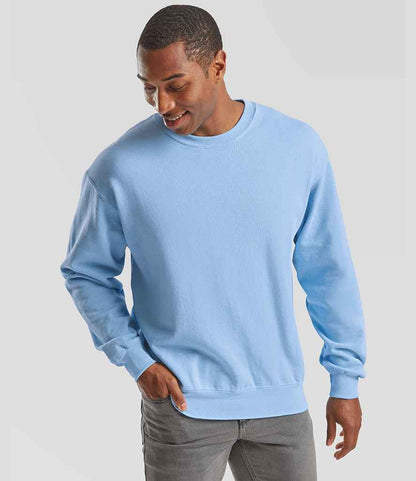 Fruit of the Loom Fruit of the Loom Classic Drop Shoulder Sweatshirt Sky Blue