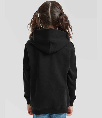 Fruit of the Loom Fruit of the Loom Kids Premium Hooded Sweatshirt Black