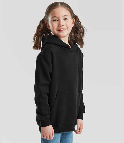 Fruit of the Loom Fruit of the Loom Kids Premium Hooded Sweatshirt Black