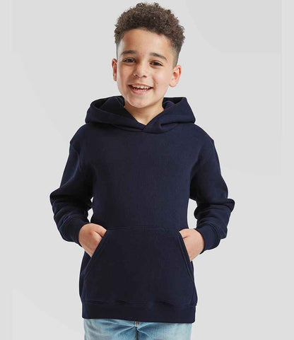 Fruit of the Loom Fruit of the Loom Kids Premium Hooded Sweatshirt Deep Navy