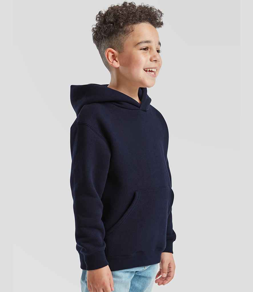 Fruit of the Loom Kids Premium Hooded Sweatshirt - model image