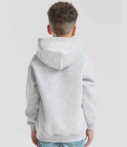 Fruit of the Loom Fruit of the Loom Kids Premium Hooded Sweatshirt Heather Grey
