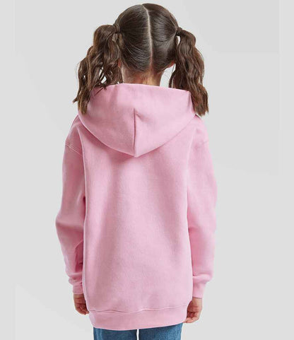 Fruit of the Loom Fruit of the Loom Kids Premium Hooded Sweatshirt Light Pink