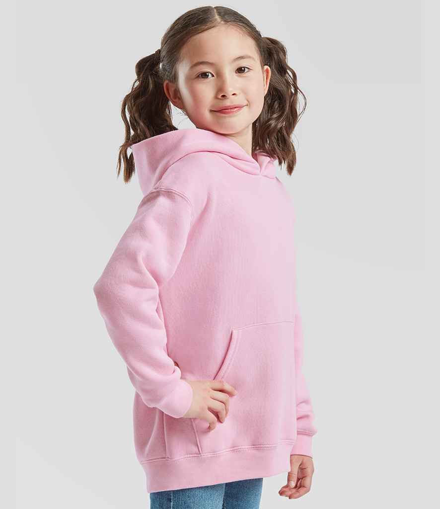 Fruit of the Loom Fruit of the Loom Kids Premium Hooded Sweatshirt Light Pink