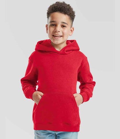Fruit of the Loom Fruit of the Loom Kids Premium Hooded Sweatshirt Red