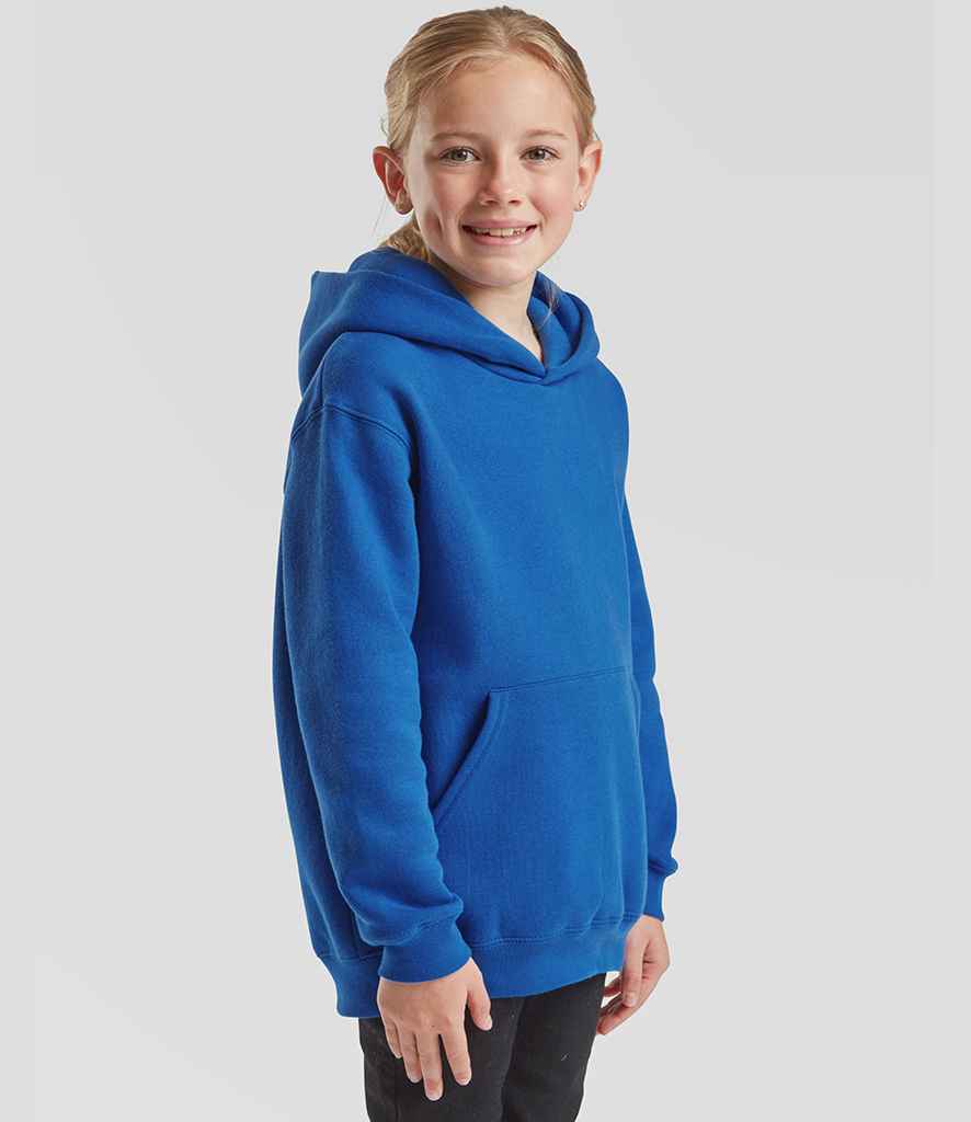 Fruit of the Loom Fruit of the Loom Kids Premium Hooded Sweatshirt Royal Blue