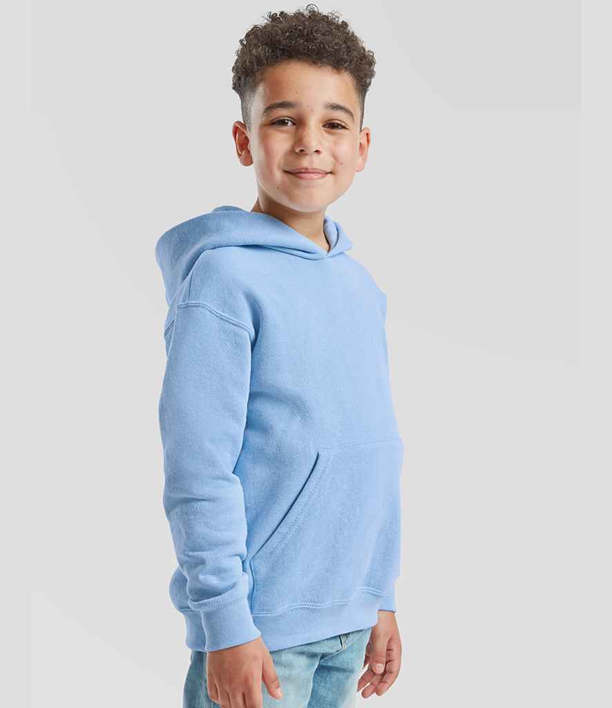 Fruit of the Loom Fruit of the Loom Kids Premium Hooded Sweatshirt Sky Blue