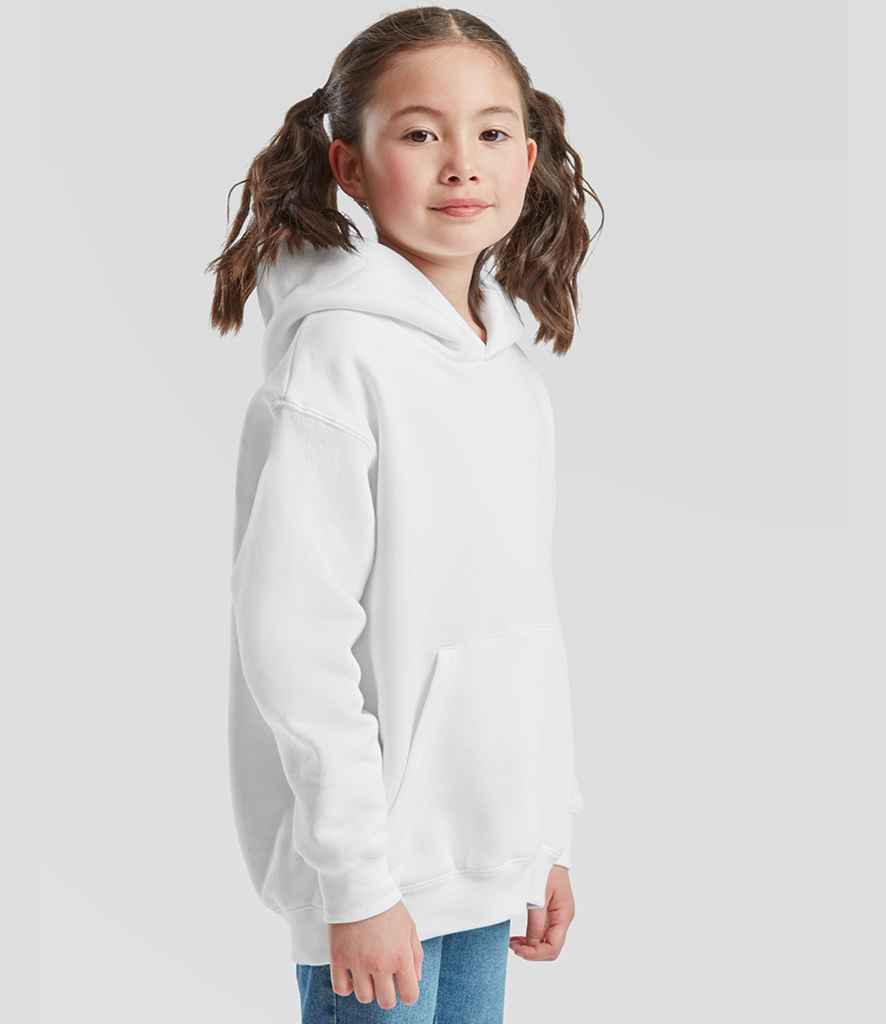 Fruit of the Loom Fruit of the Loom Kids Premium Hooded Sweatshirt White