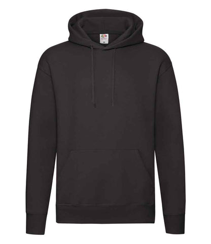 Fruit of the Loom Premium Hooded Sweatshirt in Black