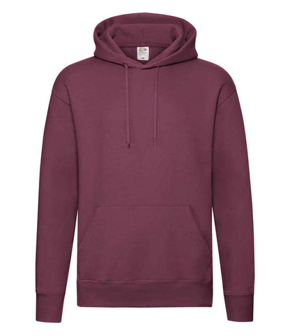 Fruit of the Loom Premium Hooded Sweatshirt in Burgundy