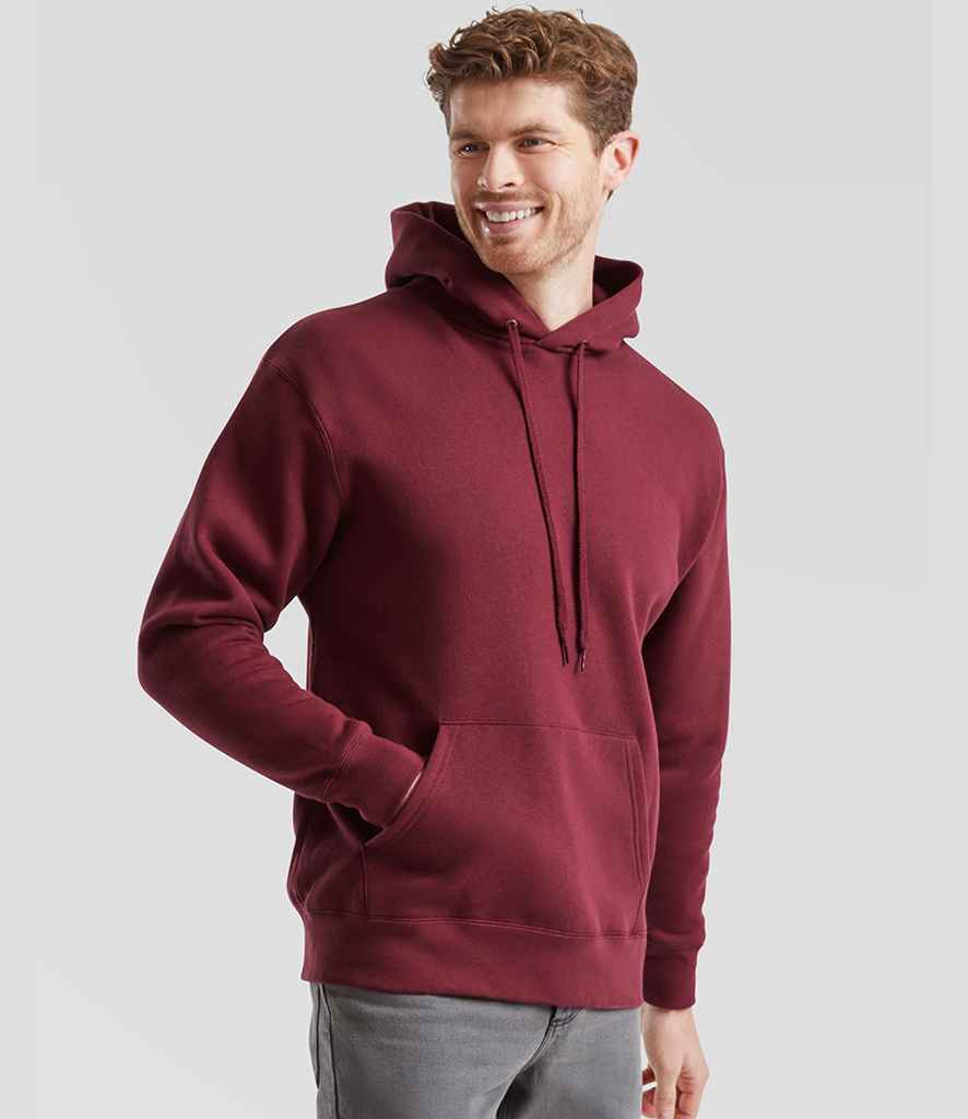 Fruit of the Loom Fruit of the Loom Premium Hooded Sweatshirt Burgundy