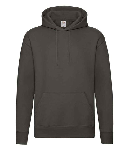 Fruit of the Loom Premium Hooded Sweatshirt in Charcoal