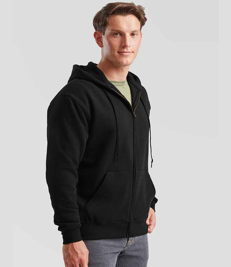 Fruit of the Loom Premium Zip Hooded Sweatshirt - model image