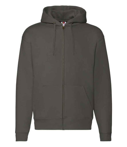 Fruit of the Loom Fruit of the Loom Premium Zip Hooded Sweatshirt Charcoal