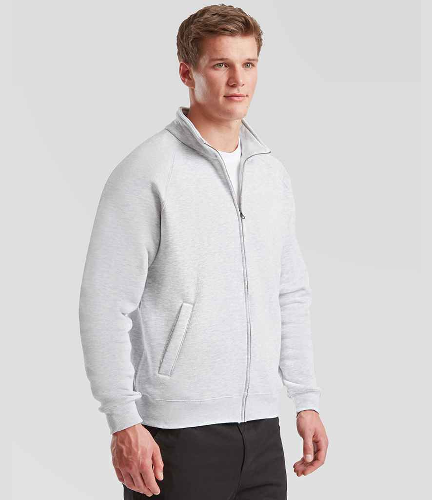 Fruit of the Loom Fruit of the Loom Premium Sweat Jacket Heather Grey