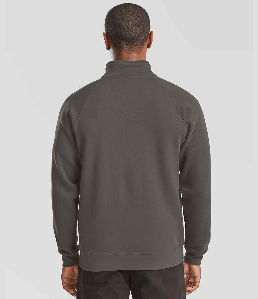 Fruit of the Loom Fruit of the Loom Premium Sweat Jacket Light Graphite