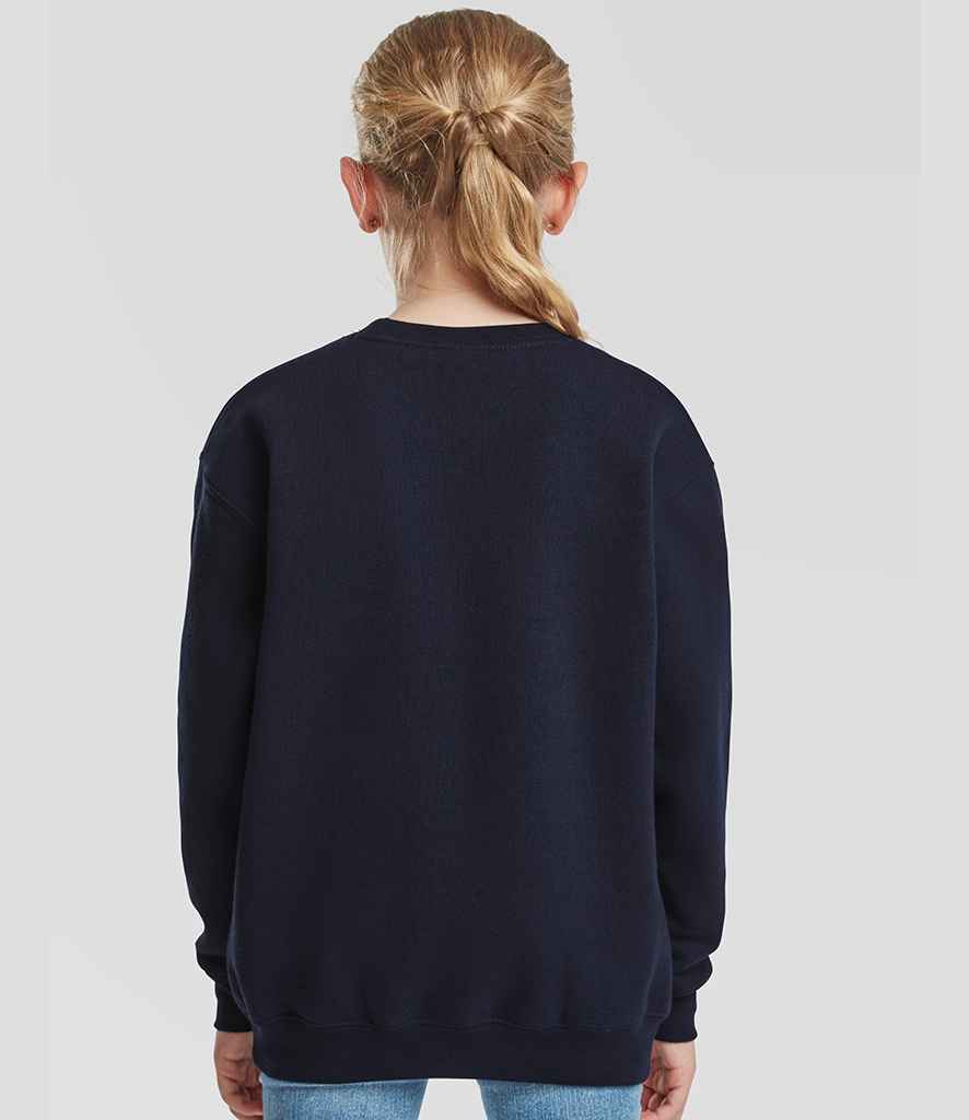Fruit of the Loom Fruit of the Loom Kids Premium Drop Shoulder Sweatshirt Deep Navy