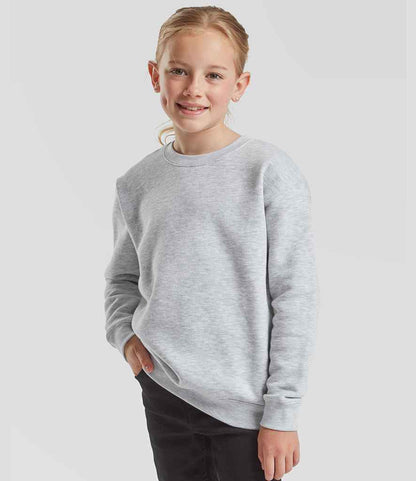 Fruit of the Loom Kids Premium Drop Shoulder Sweatshirt