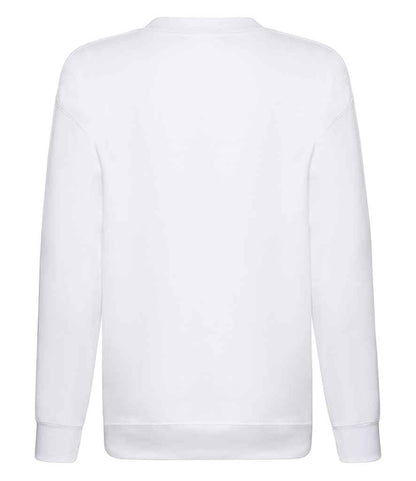 Fruit of the Loom Fruit of the Loom Kids Premium Drop Shoulder Sweatshirt White