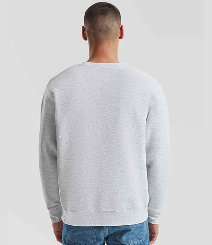 Fruit of the Loom Fruit of the Loom Premium Drop Shoulder Sweatshirt Heather Grey