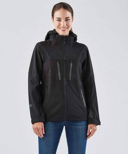 Stormtech Women's Patrol technical softshell jacket Black/Carbon