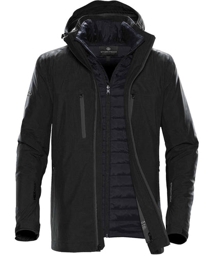 Stormtech Matrix system jacket Black/Carbon*