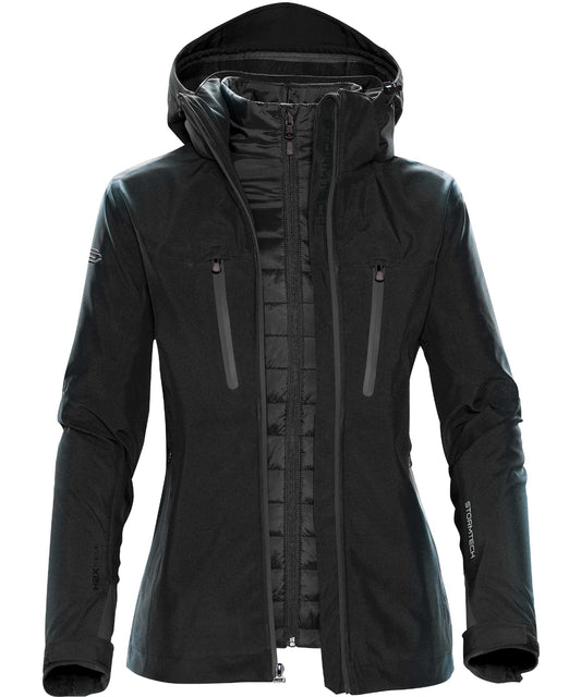 Stormtech Women's Matrix system jacket Black/Carbon
