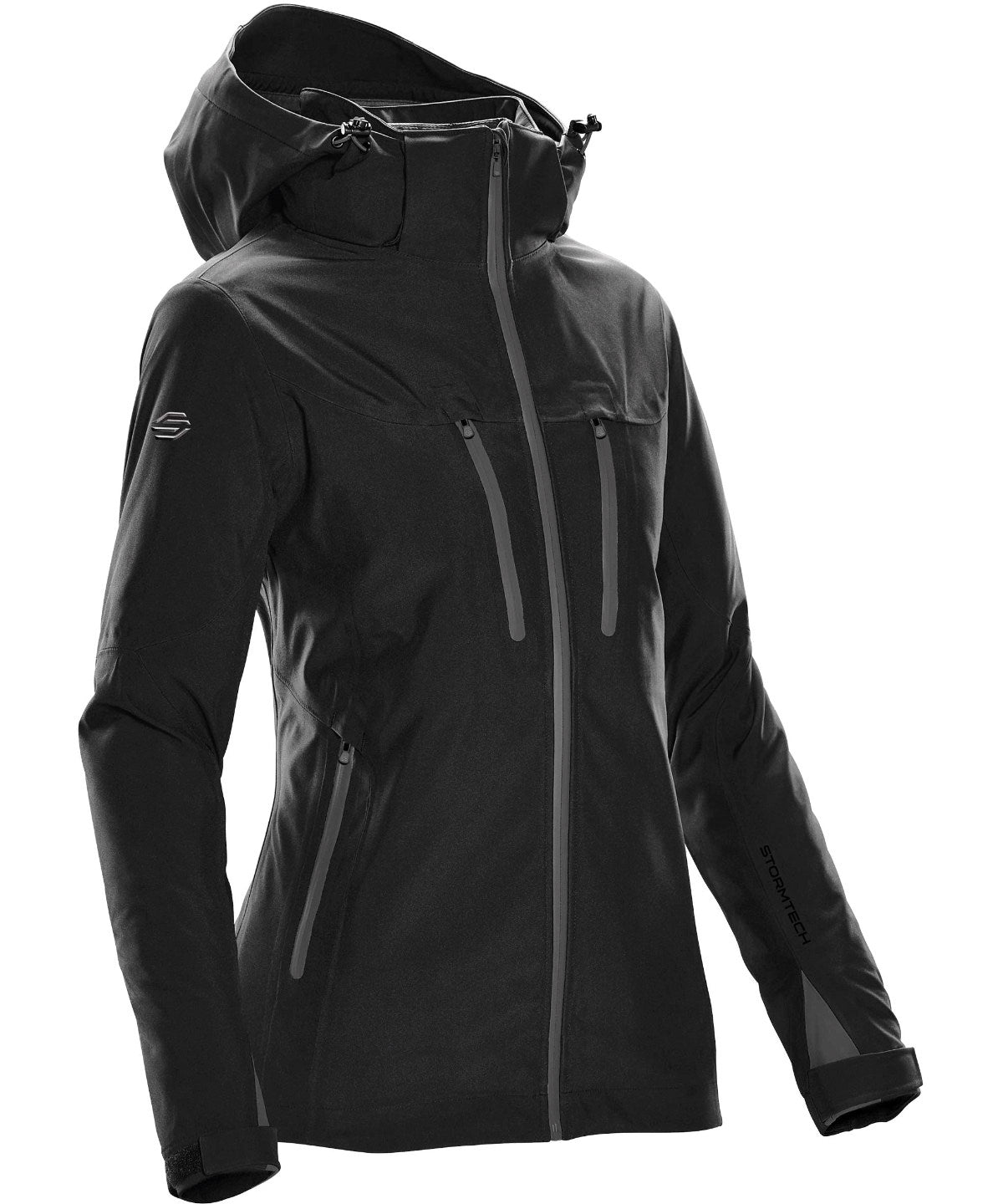 Stormtech Women's Matrix system jacket Black/Carbon