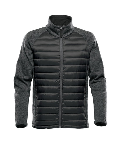 Stormtech Narvik hybrid jacket Black/Dolphin Heather
