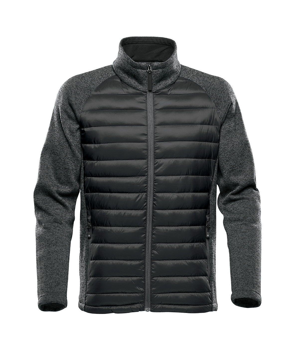 Stormtech Narvik hybrid jacket Black/Dolphin Heather
