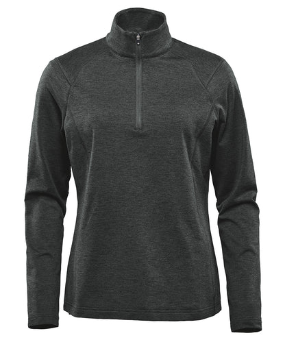Stormtech Women’s Treeline ¼-zip fleece Black Heather