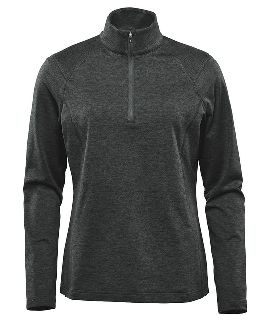 Stormtech Women’s Treeline ¼-zip fleece Black Heather